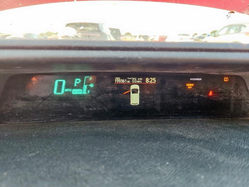 JTDKDTB38C1506311 - 2012 TOYOTA PRIUS C Կարմիր լուսանկար 9