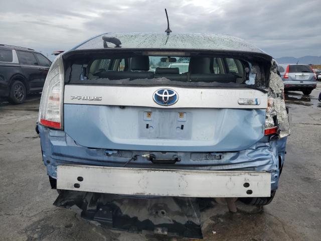 JTDKN3DP7C3019425 - 2012 TOYOTA PRIUS PLUG BLUE photo 6