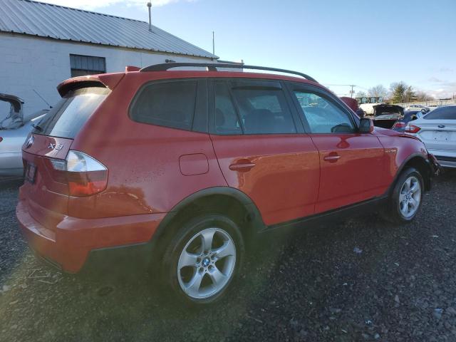 WBXPC93448WJ22087 - 2008 BMW X3 3.0SI RED photo 3