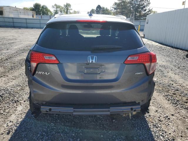 3CZRU6H7XGM760549 - 2016 HONDA HR-V EXL GRAY photo 6
