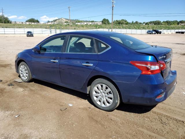 3N1AB7APXKY375439 - 2019 NISSAN SENTRA S 蓝色 照片 2