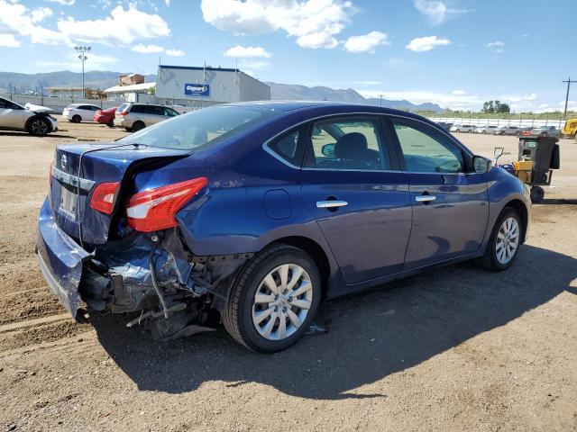 3N1AB7APXKY375439 - 2019 NISSAN SENTRA S 蓝色 照片 3