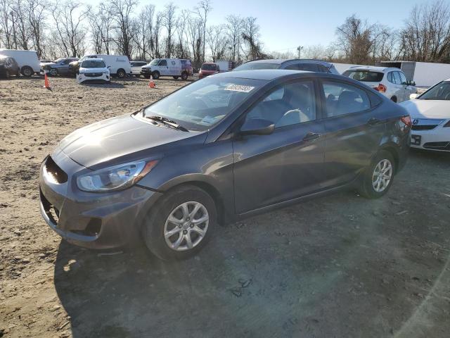 KMHCT4AE4CU074407 - 2012 HYUNDAI ACCENT GLS SILVER photo 1