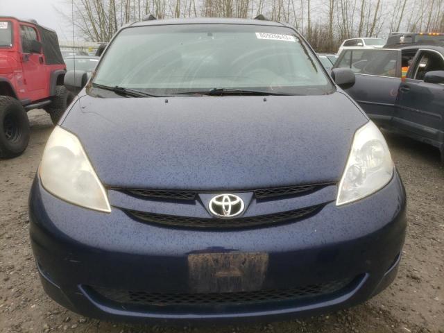 5TDZK23C17S026116 - 2007 TOYOTA SIENNA CE BLUE photo 5