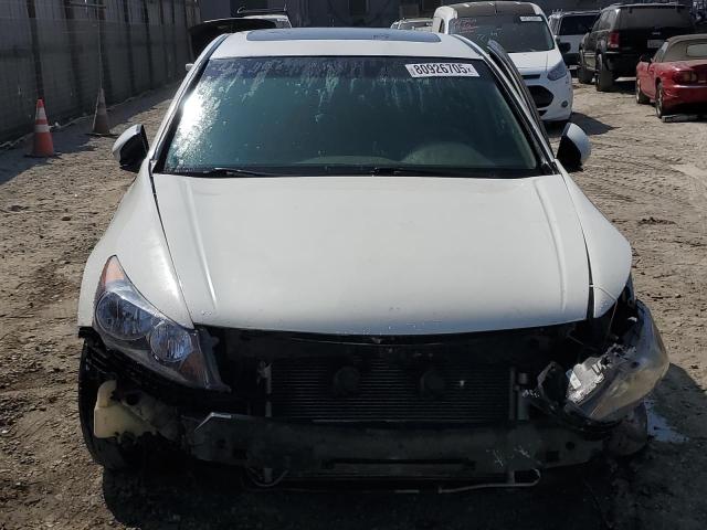 1HGCP3F70AA030935 - 2010 HONDA ACCORD EX WHITE photo 5