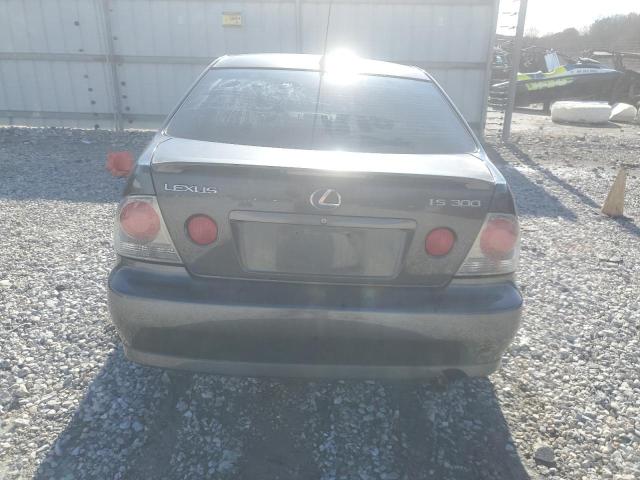 JTHBD192X30071880 - 2003 LEXUS IS 300 CHARCOAL photo 6