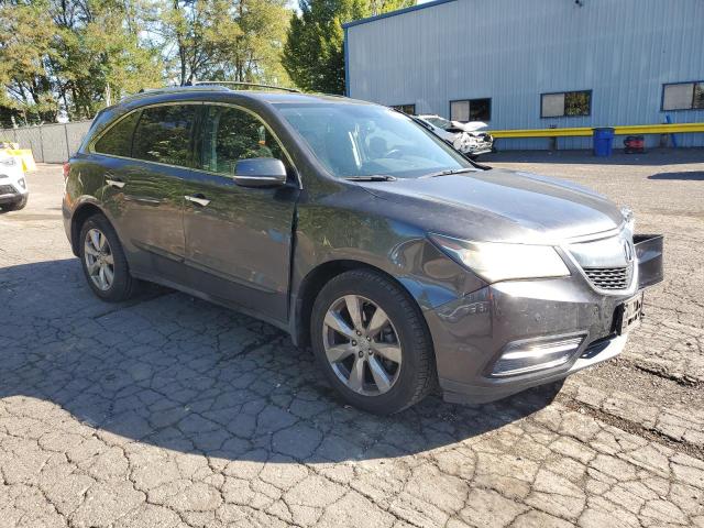 5FRYD3H83FB004829 - 2015 ACURA MDX ADVANCE GRAY photo 4