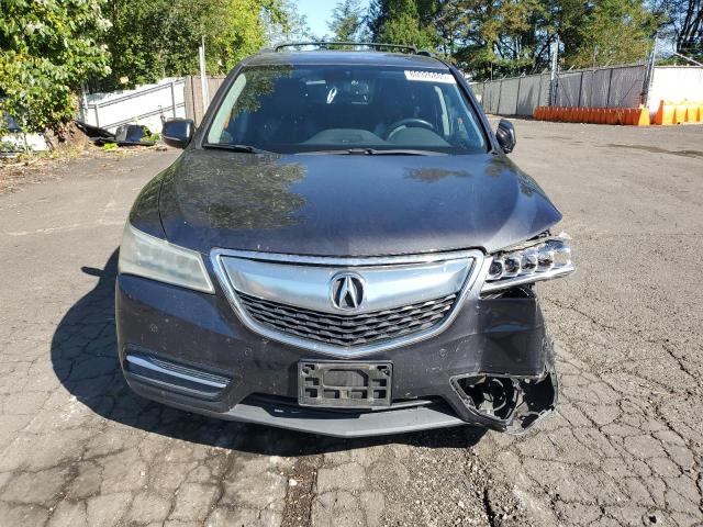 5FRYD3H83FB004829 - 2015 ACURA MDX ADVANCE GRAY photo 5