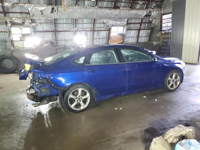 3FA6P0HR5DR354651 - 2013 FORD FUSION SE BLUE photo 3