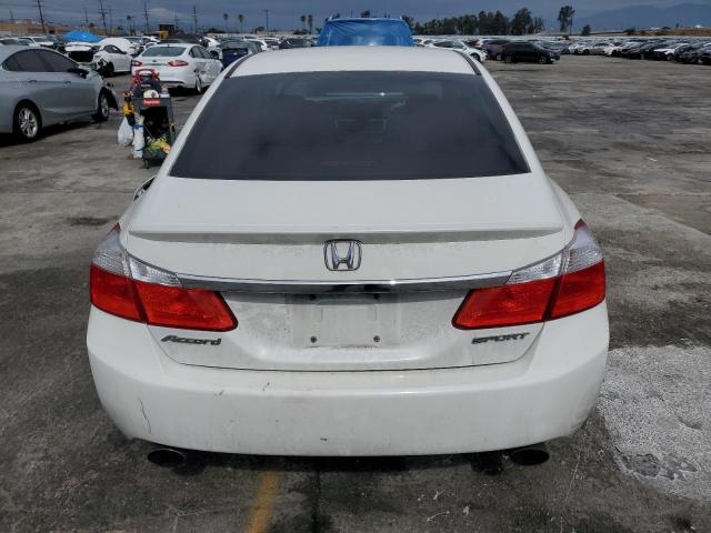 1HGCR2F58FA021779 - 2015 HONDA ACCORD SPORT WHITE photo 6