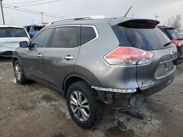 KNMAT2MVXGP641235 - 2016 NISSAN ROGUE S GRAY photo 2