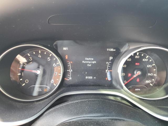 3C4NJCBB0JT304937 - 2018 JEEP COMPASS LATITUDE BLACK photo 9