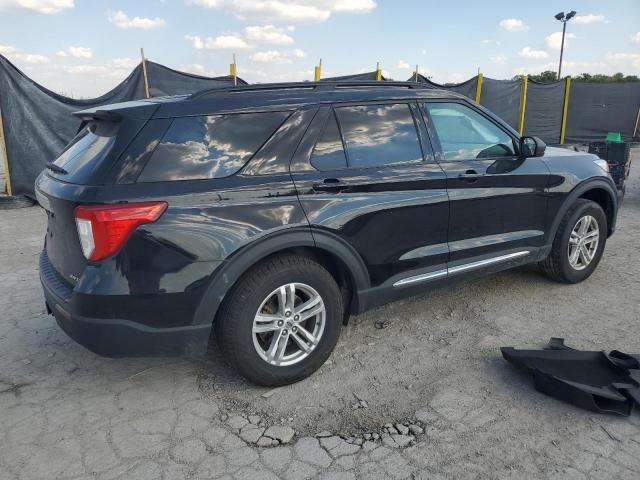 1FMSK8DH9MGB42082 - 2021 FORD EXPLORER XLT BLACK photo 3