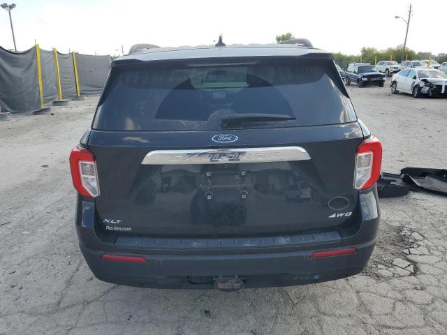 1FMSK8DH9MGB42082 - 2021 FORD EXPLORER XLT BLACK photo 6