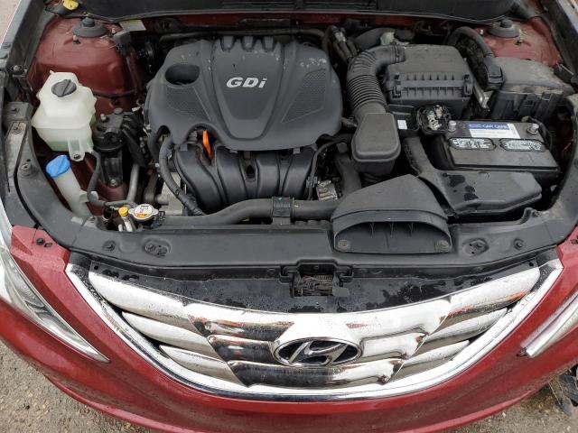 5NPEC4AC7DH688584 - 2013 HYUNDAI SONATA SE RED photo 11