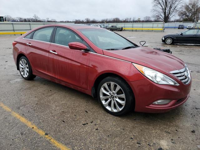 5NPEC4AC7DH688584 - 2013 HYUNDAI SONATA SE RED photo 4