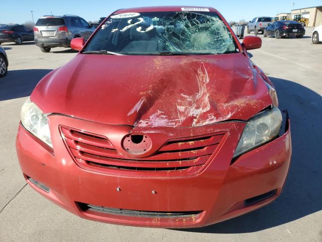 4T1BE46K99U331025 - 2009 TOYOTA CAMRY BASE RED photo 5
