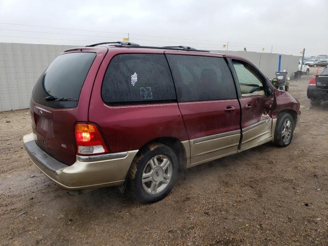 2FMDA56411BC02704 - 2001 FORD WINDSTAR SEL BURGUNDY photo 3