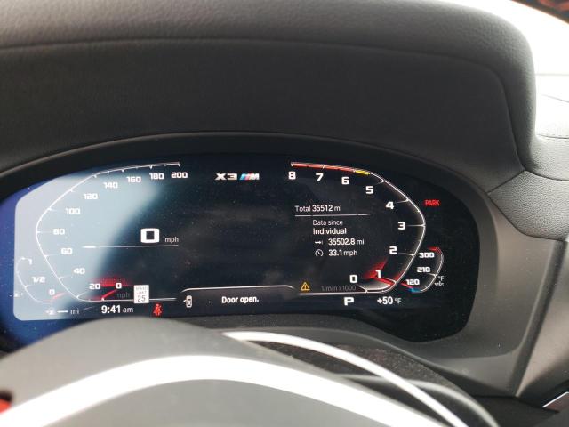 5YMTS0C03M9F40179 - 2021 BMW X3 M COMPETITION Beyaz fotoğraf 9