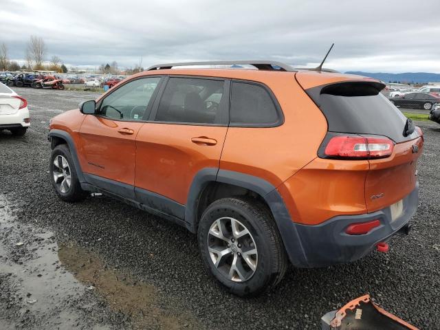 1C4PJMBS5EW317181 - 2014 JEEP CHEROKEE TRAILHAWK ORANGE photo 2