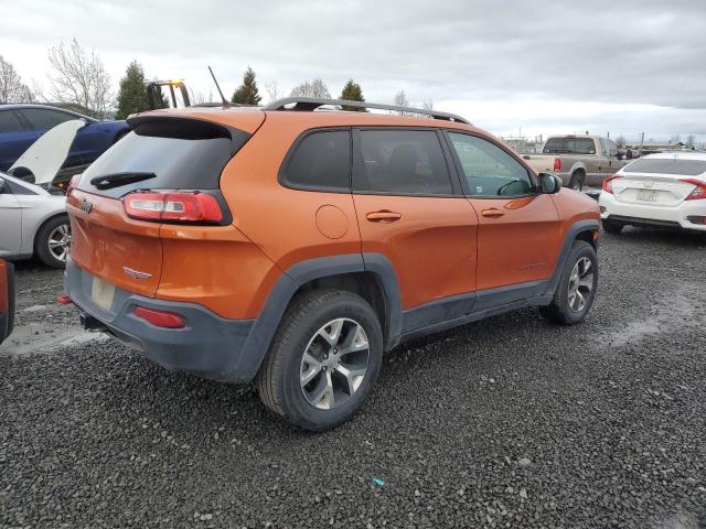 1C4PJMBS5EW317181 - 2014 JEEP CHEROKEE TRAILHAWK ORANGE photo 3