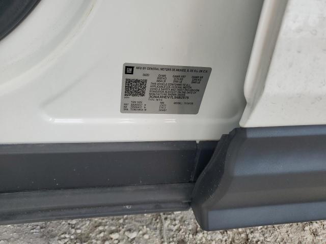 3GNAXHEV7LS682575 - 2020 CHEVROLET EQUINOX LS WHITE photo 12