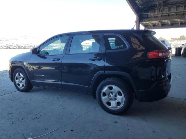 1C4PJLAB7HD221564 - 2017 JEEP CHEROKEE SPORT BLACK photo 2