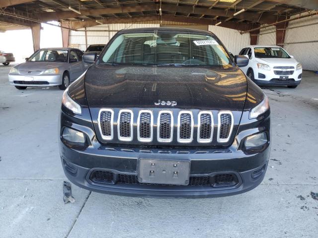 1C4PJLAB7HD221564 - 2017 JEEP CHEROKEE SPORT BLACK photo 5