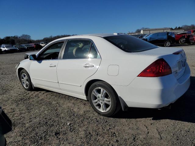 1HGCM66516A073860 - 2006 HONDA ACCORD EX WHITE photo 2