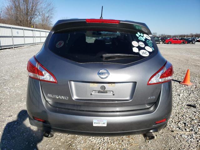 JN8AZ1MWXDW300912 - 2013 NISSAN MURANO S GRAY photo 6