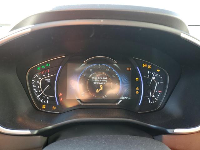 5NMS3CAA8LH150807 - 2020 HYUNDAI SANTA FE SEL SILVER photo 9