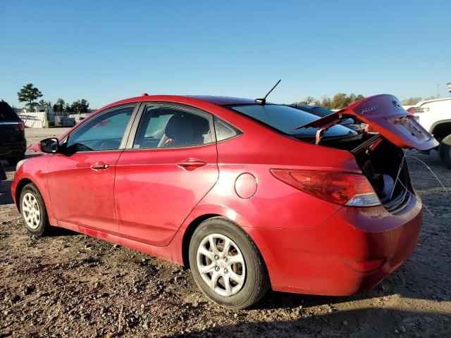 KMHCT4AE3EU655626 - 2014 HYUNDAI ACCENT GLS RED photo 2