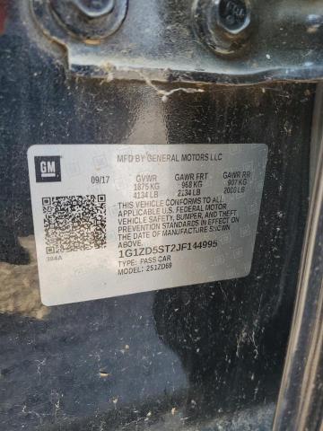 1G1ZD5ST2JF144995 - 2018 CHEVROLET MALIBU LT Qara foto 12