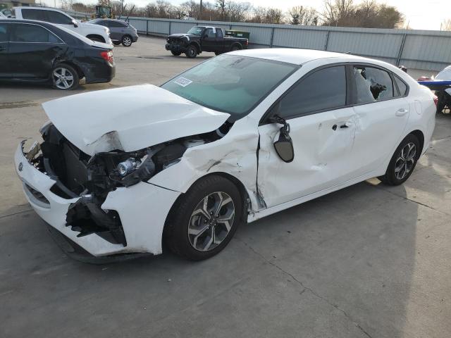 3KPF24AD0KE005156 - 2019 KIA FORTE FE WHITE photo 1