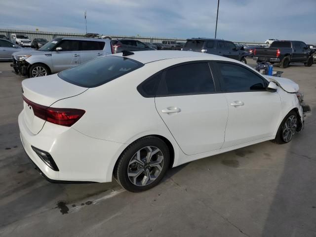 3KPF24AD0KE005156 - 2019 KIA FORTE FE WHITE photo 3