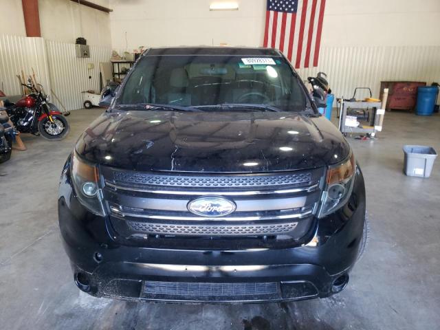 1FM5K8AR7DGA80563 - 2013 FORD EXPLORER POLICE INTERCEPTOR BLACK photo 5