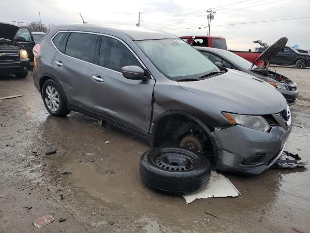 KNMAT2MT2FP581173 - 2015 NISSAN ROGUE S GRAY photo 4