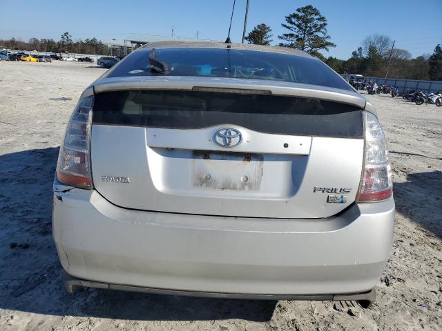 JTDKB20U183299977 - 2008 TOYOTA PRIUS SILVER photo 6