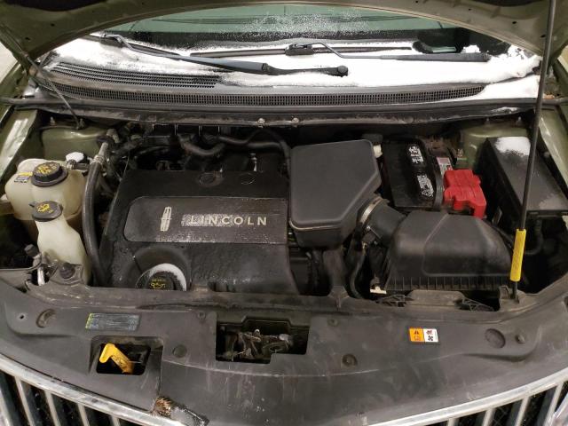 2LMDJ8JK2DBL00012 - 2013 LINCOLN MKX GREEN photo 12