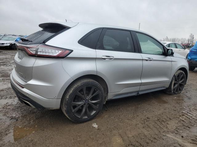 2FMTK4AP4FBB38122 - 2015 FORD EDGE SPORT SILVER photo 3