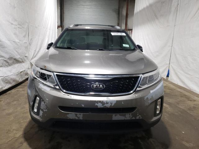 5XYKT3A69EG509252 - 2014 KIA SORENTO LX GRAY photo 5