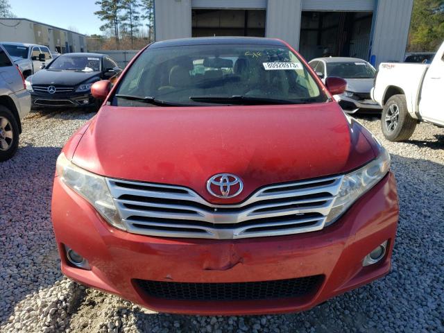 4T3ZA3BB4AU029759 - 2010 TOYOTA VENZA RED photo 5