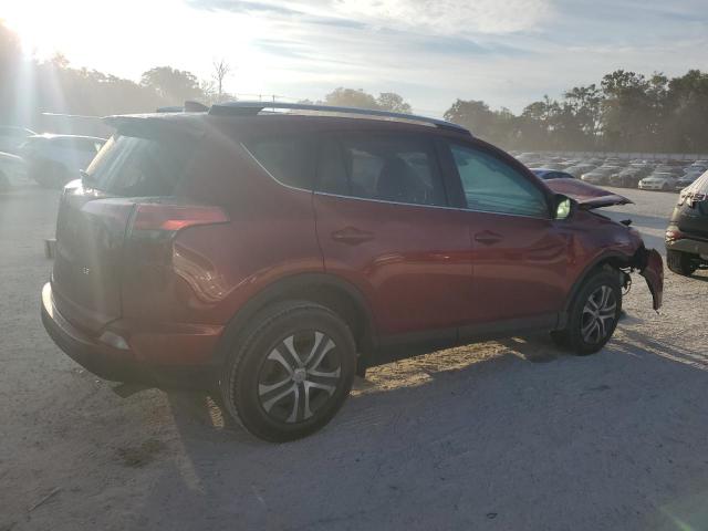 2T3ZFREV1JW519151 - 2018 TOYOTA RAV4 LE RED photo 3