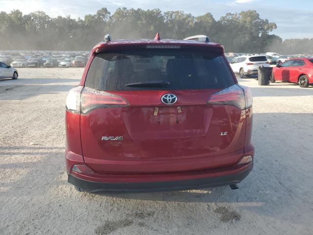 2T3ZFREV1JW519151 - 2018 TOYOTA RAV4 LE RED photo 6