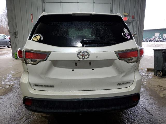 5TDJKRFH4GS258903 - 2016 TOYOTA HIGHLANDER XLE WHITE photo 6
