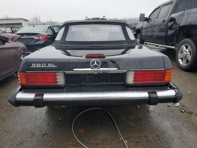 WDBBA48D2KA101587 - 1989 MERCEDES-BENZ 560 SL BLACK photo 6