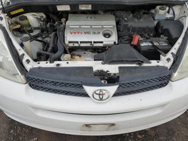 5TDZA23C35S282824 - 2005 TOYOTA SIENNA CE WHITE photo 11