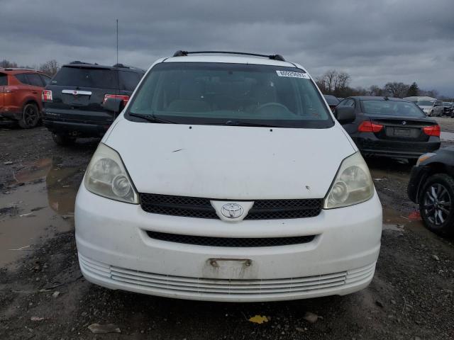 5TDZA23C35S282824 - 2005 TOYOTA SIENNA CE WHITE photo 5