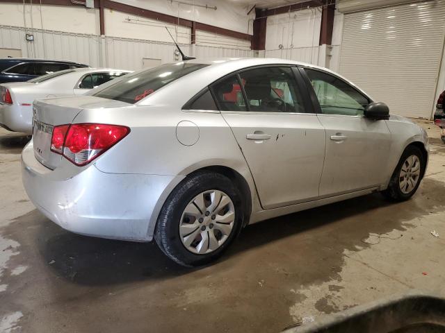 1G1PC5SH4C7282993 - 2012 CHEVROLET CRUZE LS SILVER photo 3