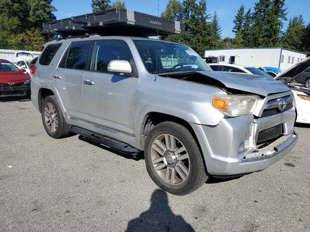 JTEBU5JR4B5052742 - 2011 TOYOTA 4RUNNER SR5 SILVER photo 4